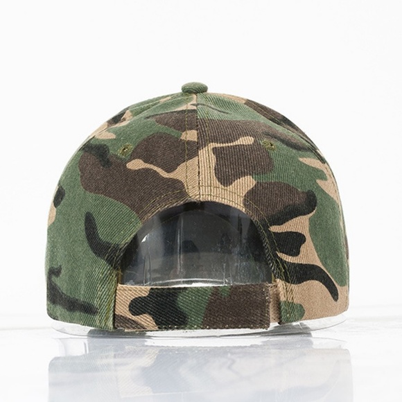 Camo Camouflage Baseball Cap Hat - Picture 2 of 3